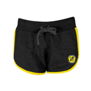 Spodenki Treningowe Dziewczęce Czarno/Żółte